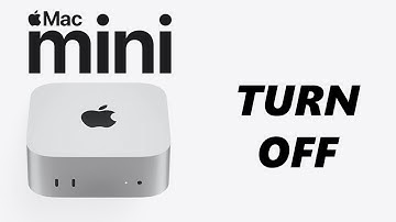 How To Turn OFF M4 Mac Mini