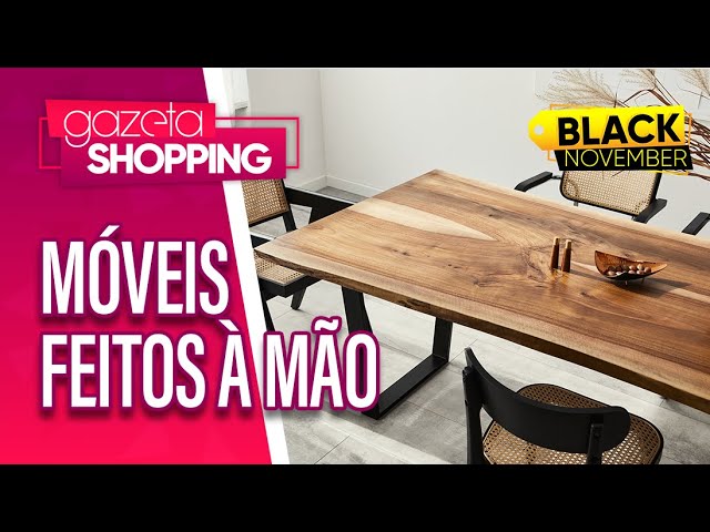 Móveis feitos à mão | Madeira de Demolição | Gazeta Shopping | #BlackNovember2024