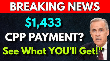 CPP Payment on September 27, 2025 Will You Get the Full $1,433