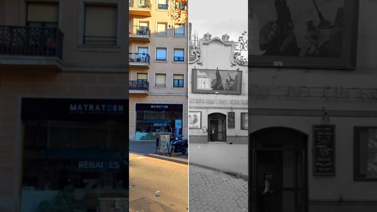 Recapturant: Cine Excelsior #Barcelona #Recapturant #Historia #Refotografia #beforeandafter