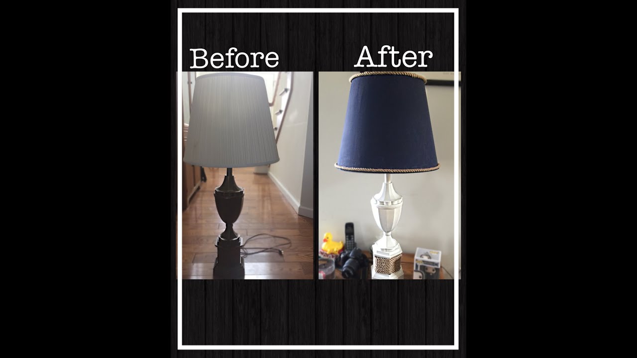 Diy Beach Lamp Makeover You Diy Beach Lamp Makeover You