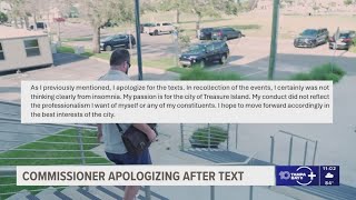 Treasure Island commissioner blames sexually suggestive text on 'not thinking clearly from insomnia'