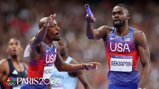 Famous U.S. 4x400m relay team wins gold on strength of anchor Rai Benjamin | Paris Olympics | NBC Sports Profile