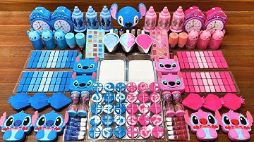 LIVE: Slime Mixing Random Things Into Glossy Slime | BLUE Vs PINK Showdown #172