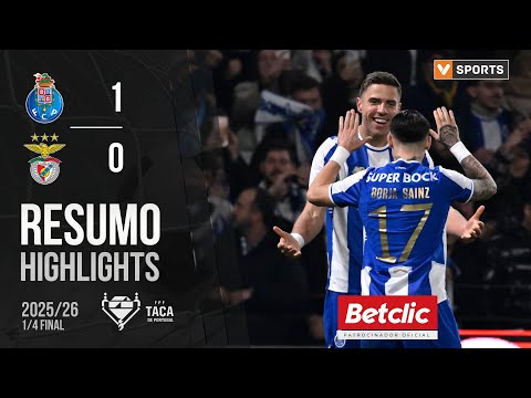 Resumo FC Porto 1 0 Benfica Taça De Portugal 25 26 