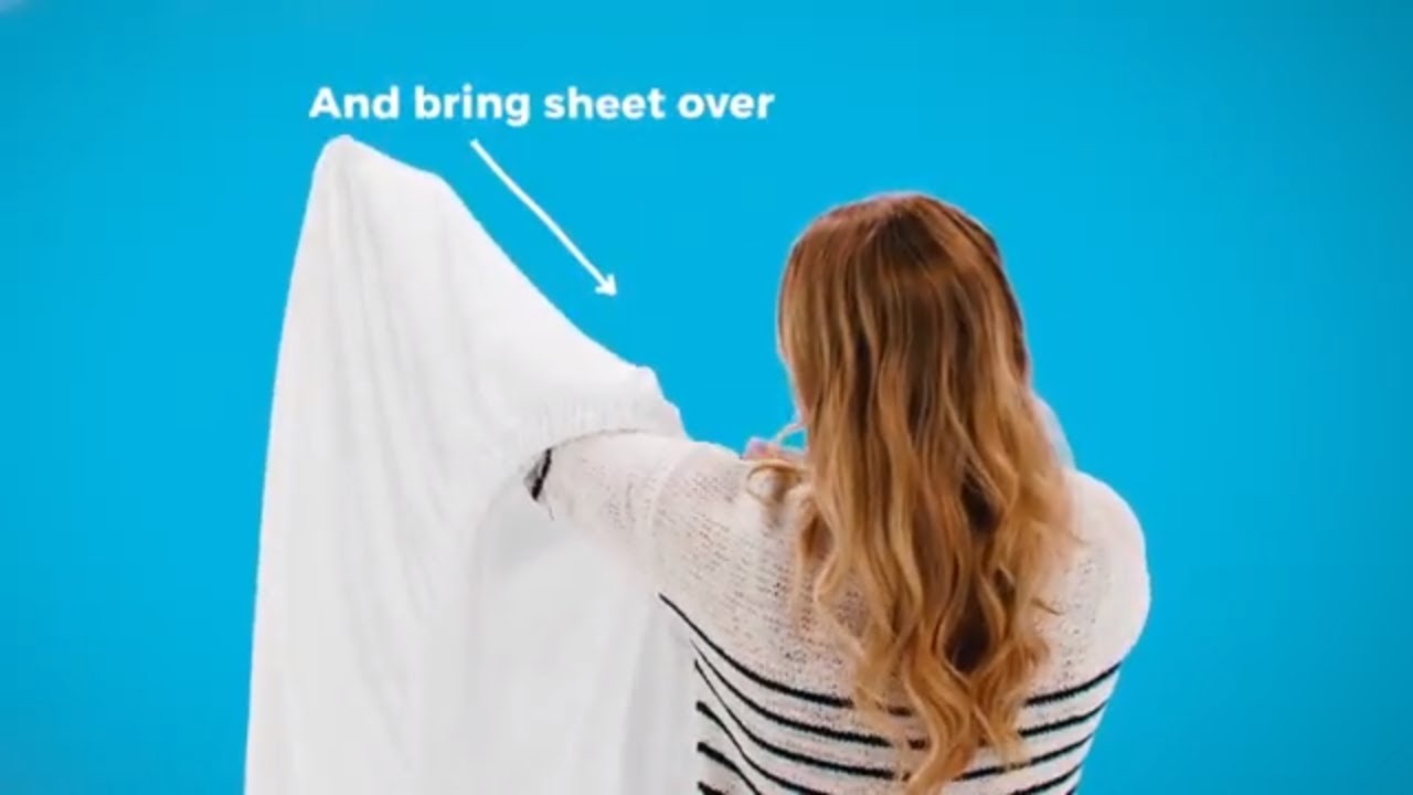 How To Fold a Fitted Sheet YouTube