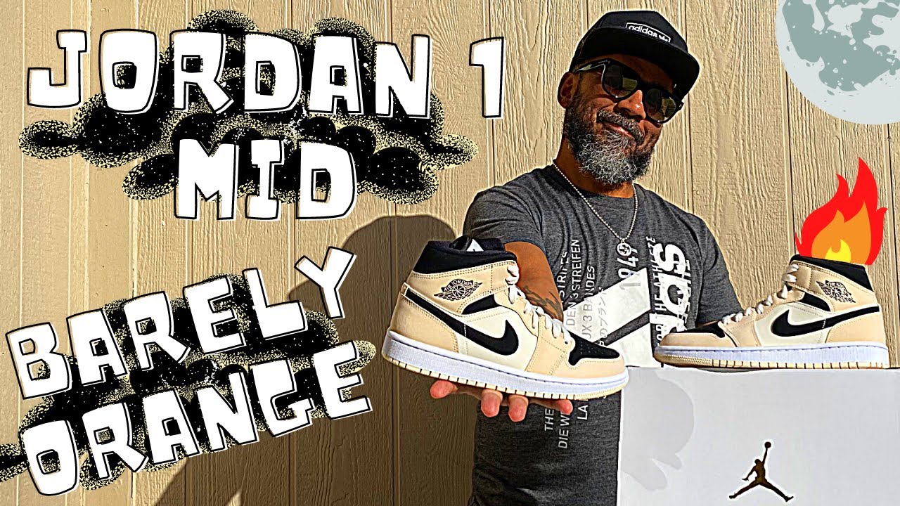 These Are The Cleanest Jordan 1 Mid S Barely Orange Where To Buy Youtube