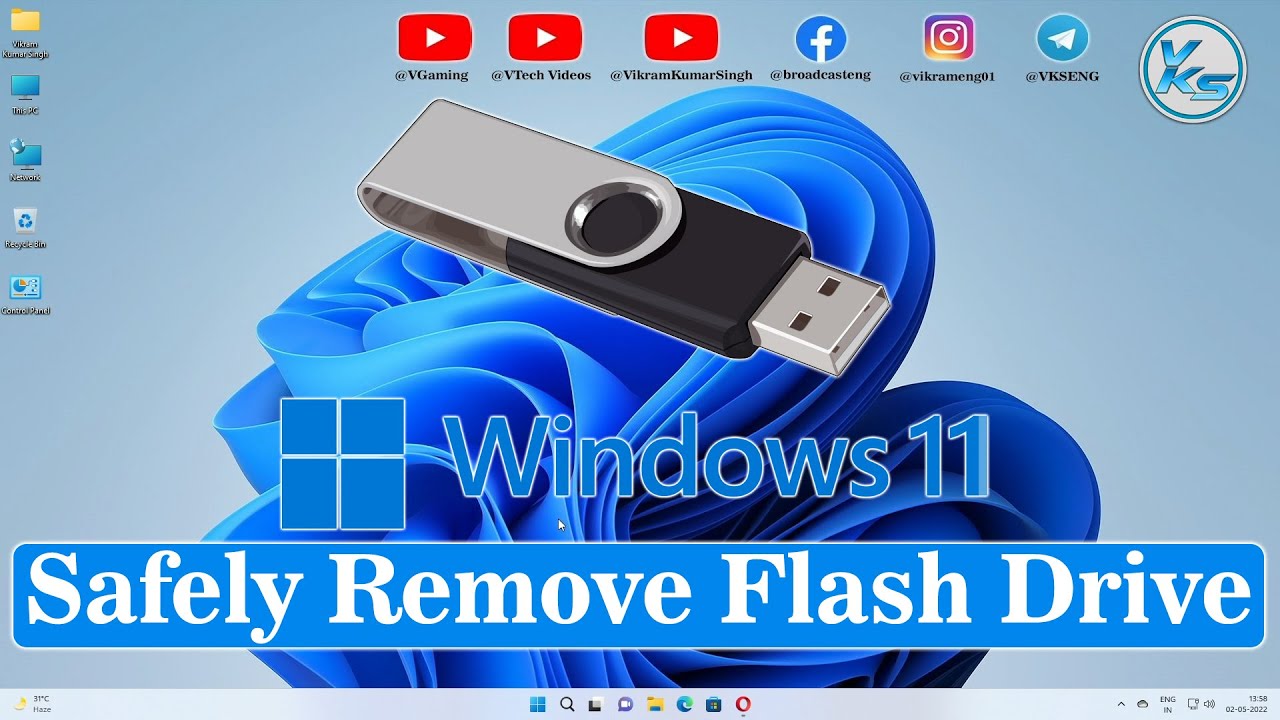 how-to-eject-flash-drive-from-windows-11-youtube
