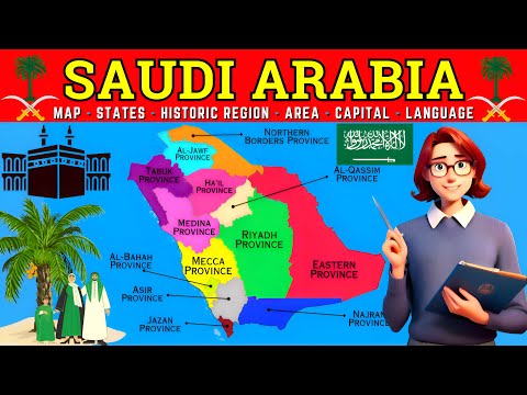 Saudi Arabia Map Explained 🇸🇦 | Provinces of Saudi Arabia Explained
