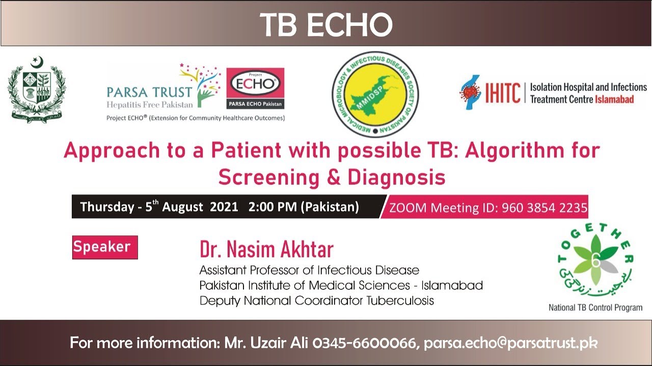 Approach to a Patient with possible TB: Algorithm for Screening and ...