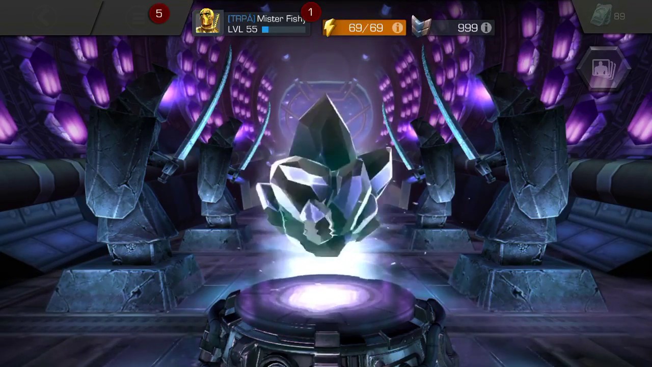 Marvel Contest of Champions : December Login Crystal Opening