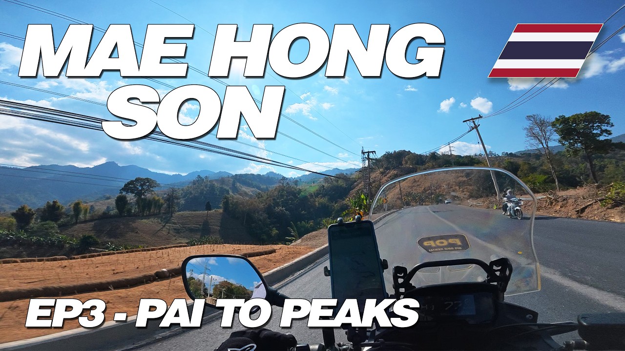Episode 3 | Wall of Curves: Pai to Mae Hong Son | Mae Hong Son Loop POV 4K 🇹🇭