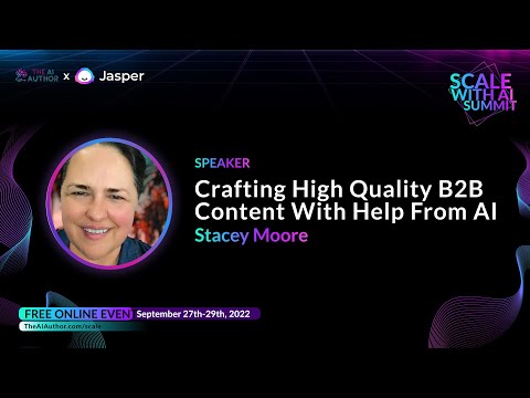 Thumbnail: Crafting High Quality B2B Content With Help From AI with Stacey Moore