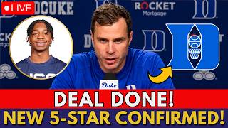 BIG NEWS! DUKE SIGNING 5-STAR PLAYER TO BECOME THE SCARIEST TEAM IN COLLEGE BASKETBALL AGAIN!