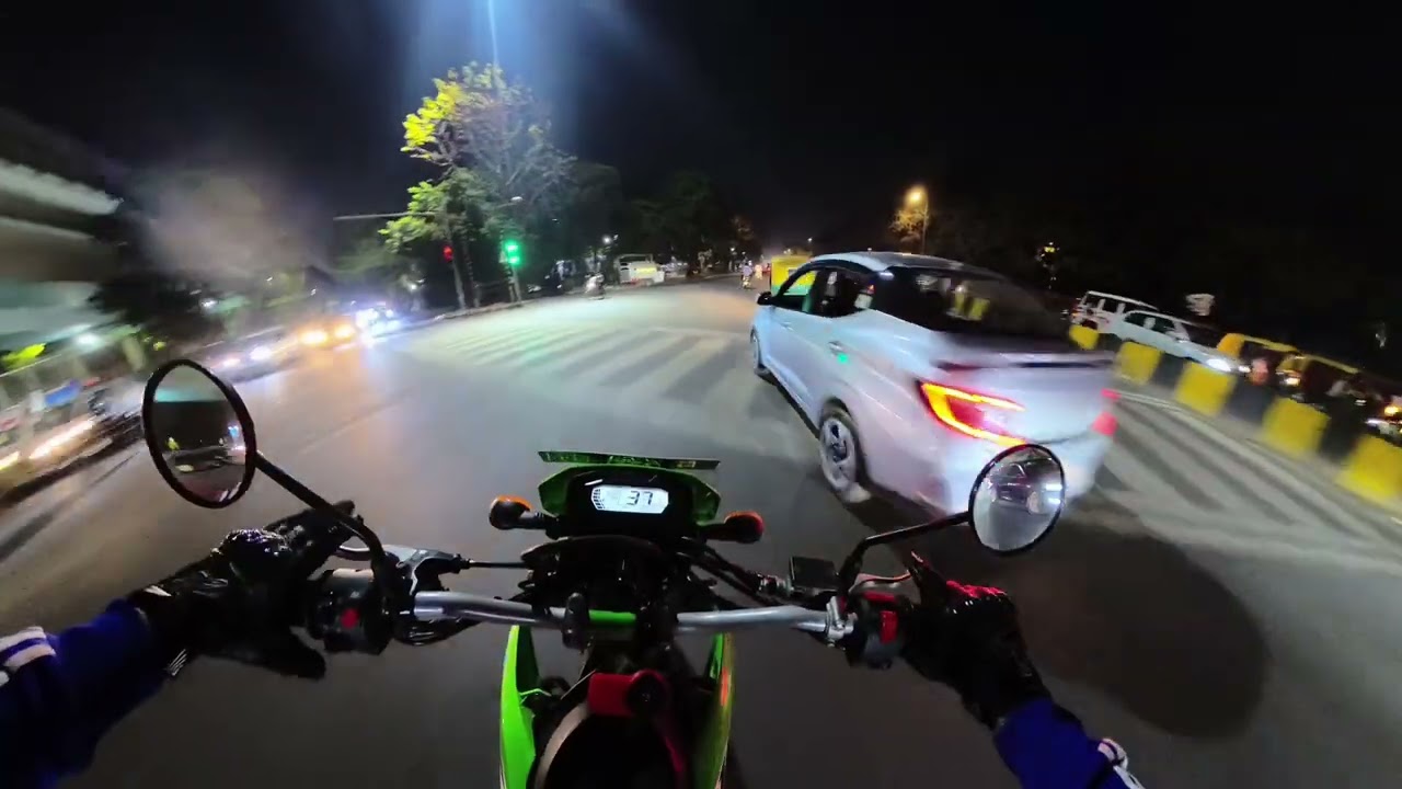 Night Ride on Kawasaki KLX 230 | Norifumi Exhaust