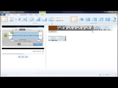 04 - Add a transition - Windows Movie Maker