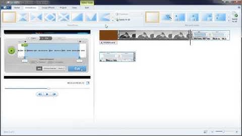 04 - Add a transition - Windows Movie Maker
