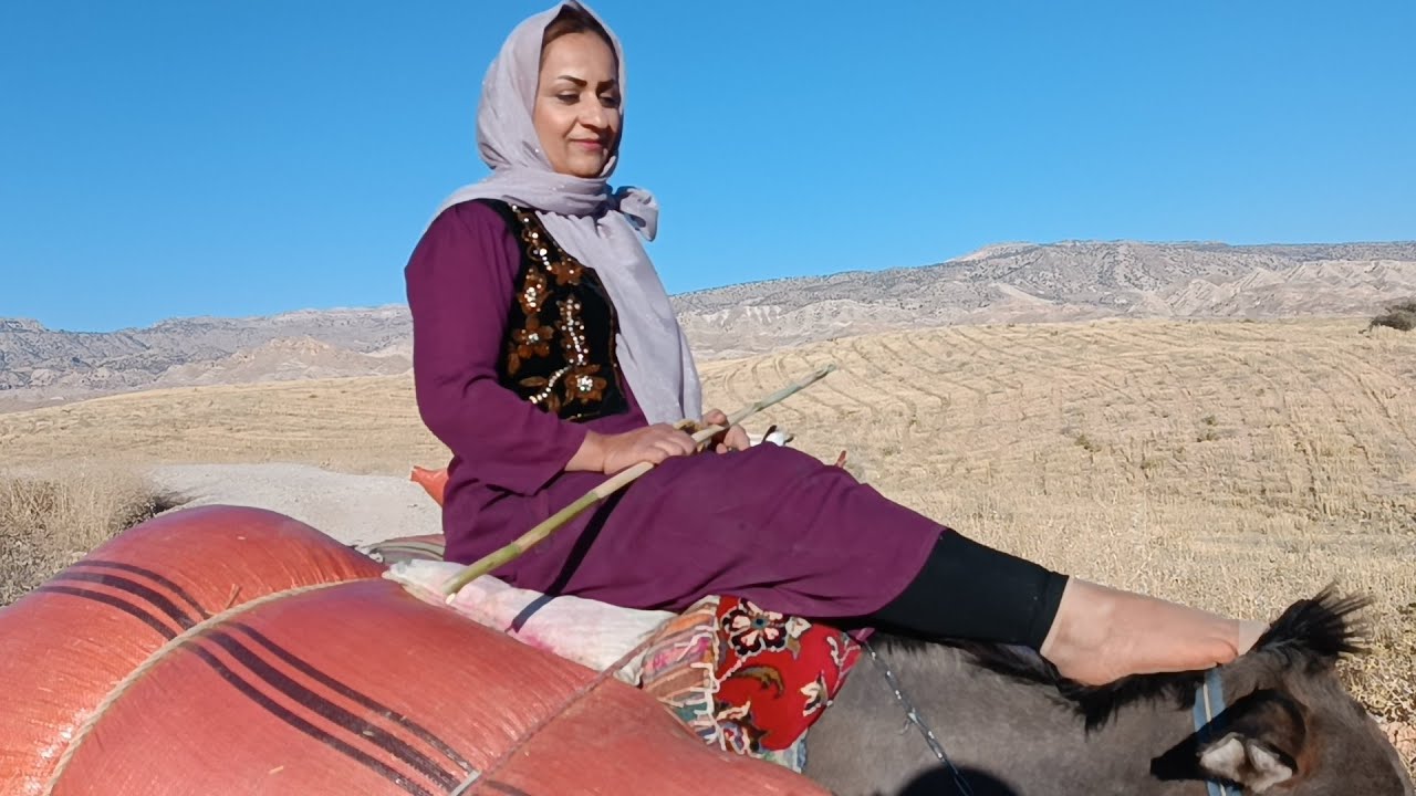 Кочевая жизнь: Жизнь иранских кочевых семей посреди зеленых гор и равнин.