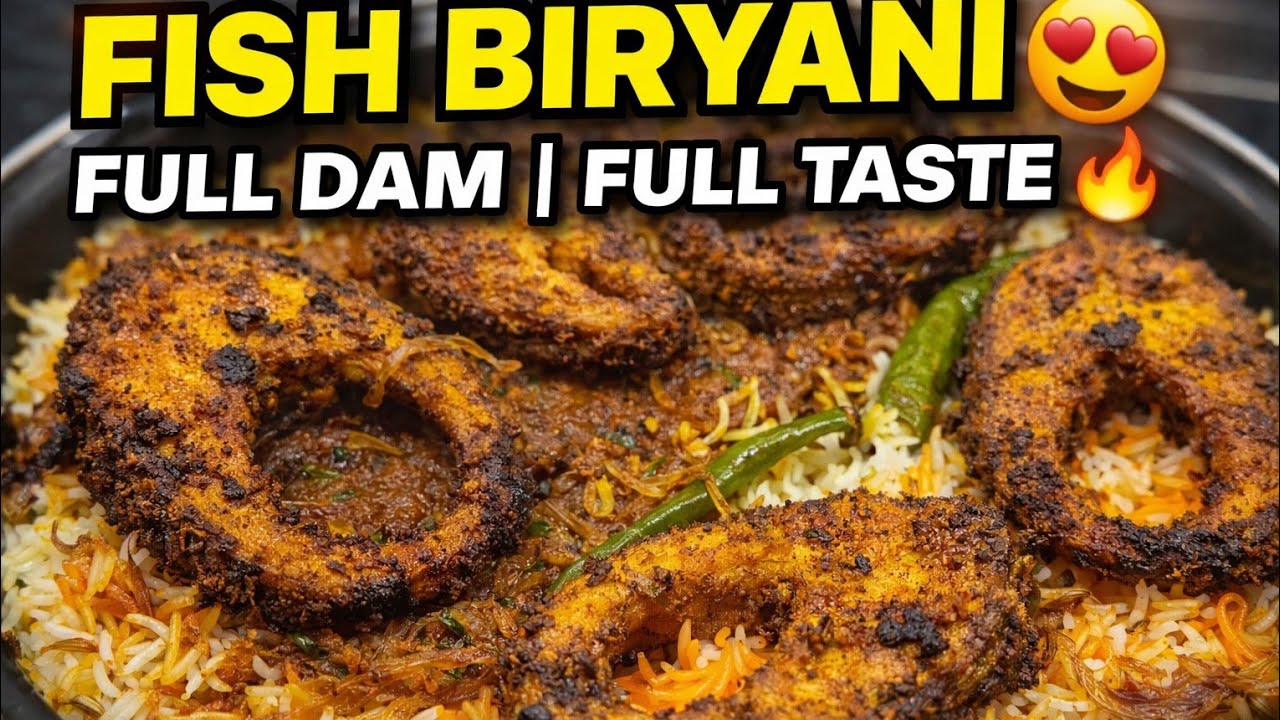 🔥 Ek Baar Bana Li Toh Roz Banane Ka Mann Karega | Fish Biryani