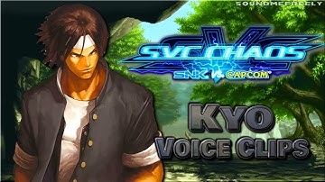 All Kyo Kusanagi Voice Clips • SNK vs. Capcom: SVC Chaos • All Voice Lines (Toshiyuki Morikawa) 2025
