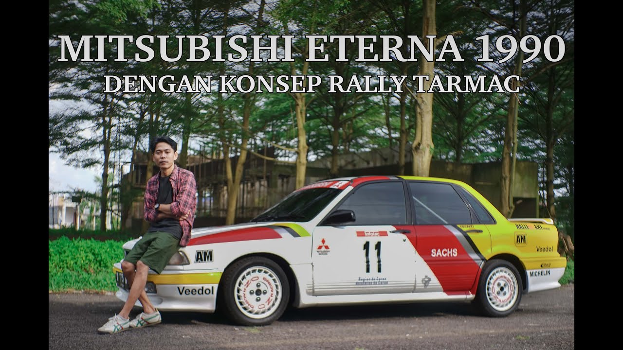 REVIEW MOBIL MITSUBISHI ETERNA TAHUN 1990 DENGAN KONSEP RALLYTARMAC