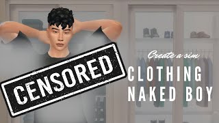 Giving Naked Boy Some Clothes 🧖  | The Sims 4