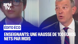 Enseignants: une hausse de 100 euros nets par mois