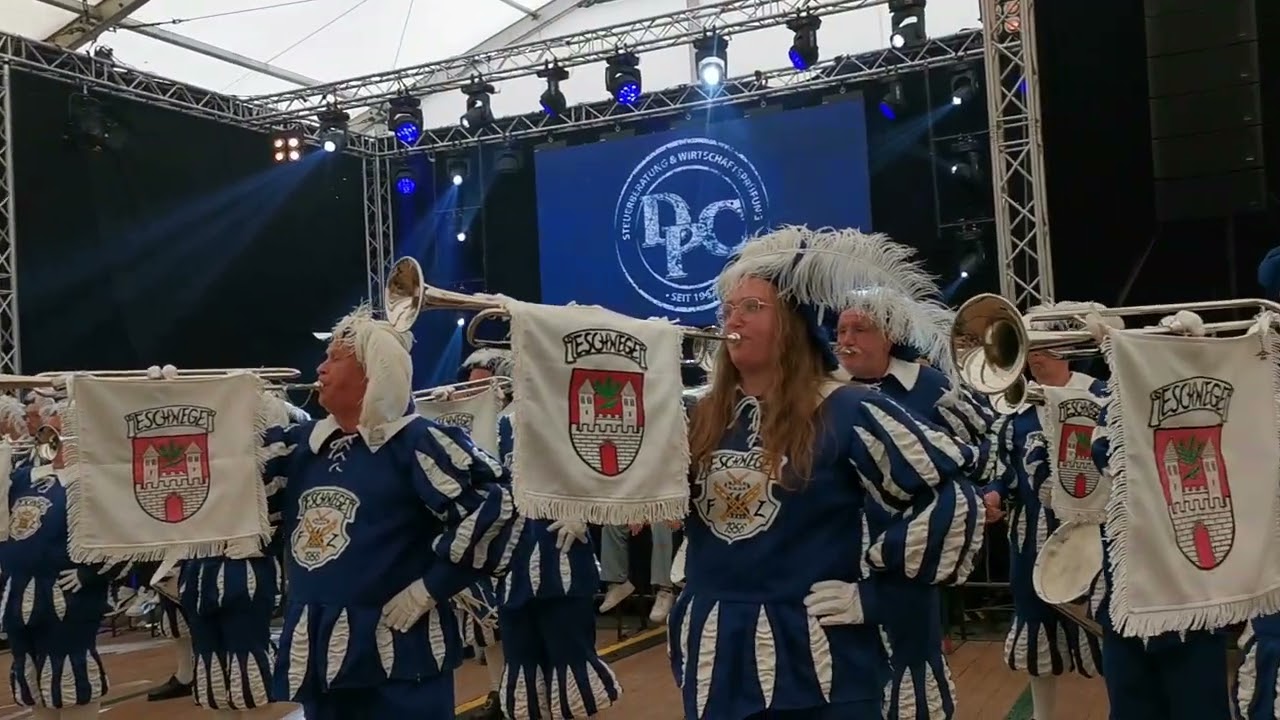 Fanfarenzug Eschwege Johannisfest Sonntag im Festzelt/ Es war mega geil und Gänsehaut pur😊❤️🔵⚪