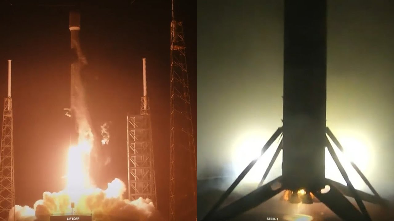 SpaceX Starlink 111 launch and Falcon 9 first stage landing, 5 October 2023