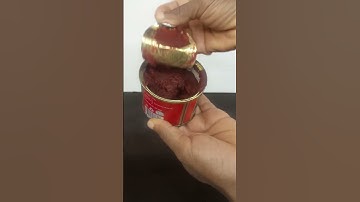 WHAT IS THE BEST WAY TO SAVE LEFTOVER TIN TOMATO PASTE? #SHORTS