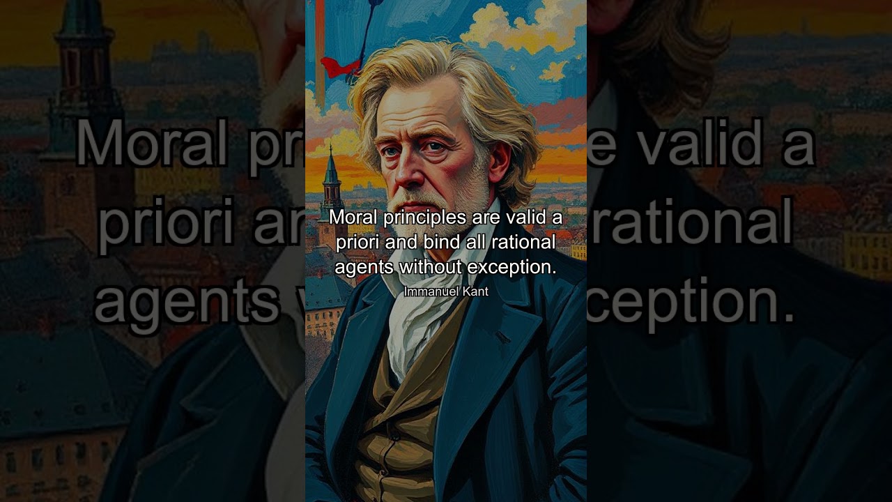 Moral principles are valid a priori and bind all rational agents without exception