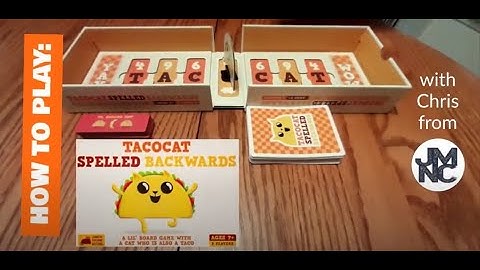 How To Play - TACOCAT SPELLED BACKWARDS