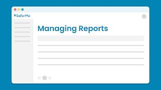 Web App | Managing Reports as a Site Manager screenshot 3