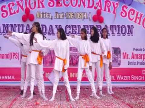 Bheegi Bheegi Si Hai Raate Dance performance Arya School Ahirka - YouTube