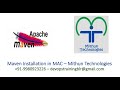 Install  Maven Build Tool in MAC Book - Mithun Technologies - +91-9980923226