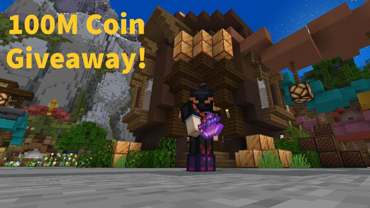 100M Coin Giveaway - Hypixel Skyblock