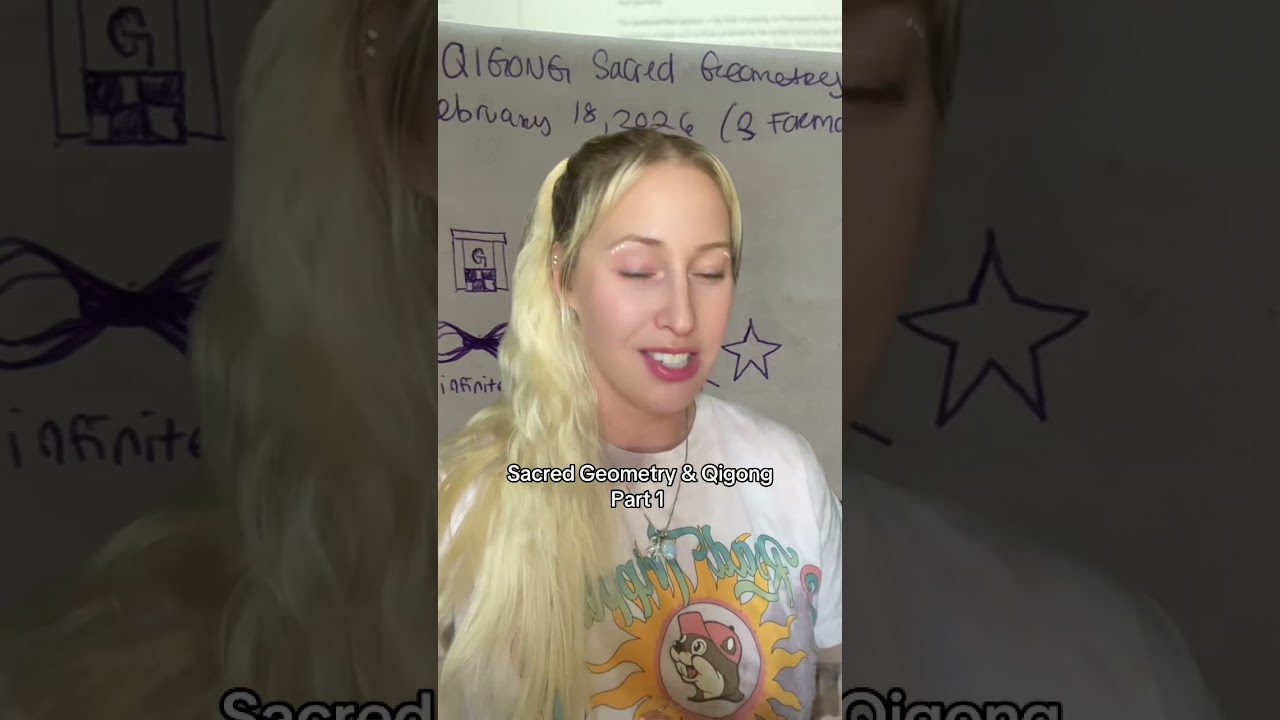 Sacred geometry formed during qigong aura experiment 