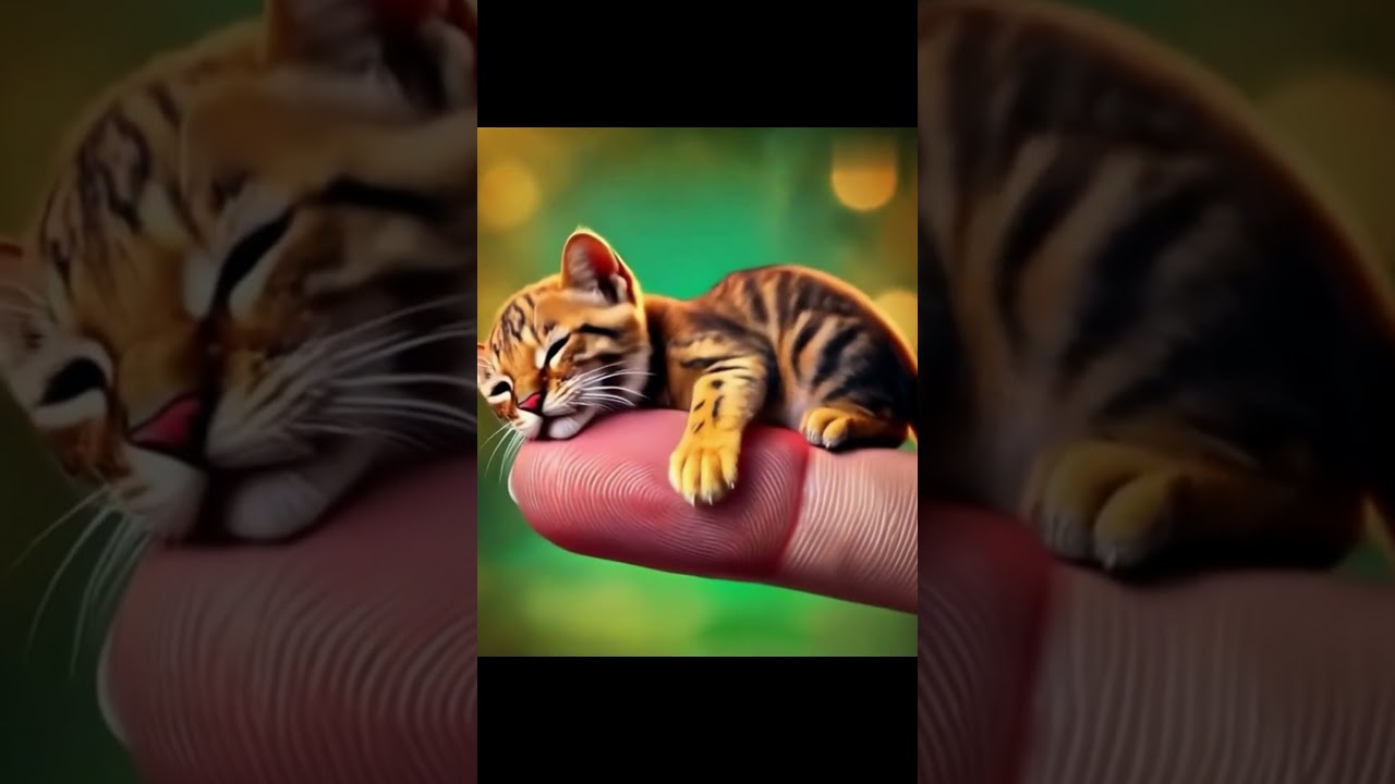 Adorable Tiger Cub Exploring the Wild 🐅 