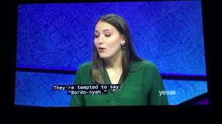 Jeopardy Contestant Chat Martha Bordogna day 2 Talking About Her Last Name 102319