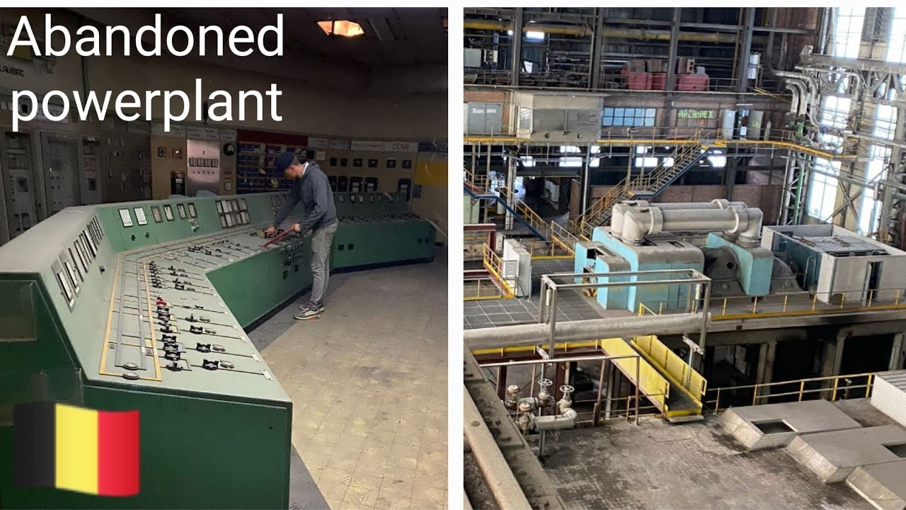 Verlaten Energiecentrale met veel beveiliging in Charleroi | Blue Powerplant