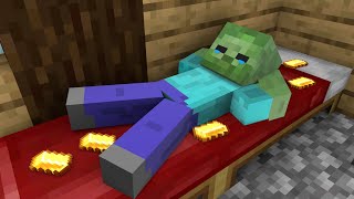 Monster School : RICH but SAD - Sad Story - Minecraft Animation