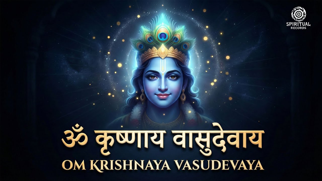 108 Times Krishna Mantra for Peace | Om Krishnaya Vasudevaya Haraye Paramatmane #krishnabhakti