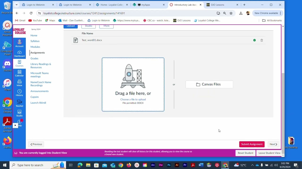 Upload Assignment Files To Canvas