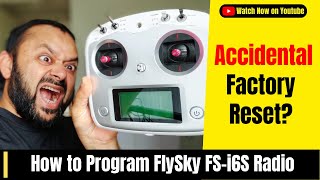 Quick Fix  How to Program Your Flysky FSi6s Radio Controller for Your Flywing RC Helicopter