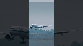 Stunning Plane Landing Moment | Mountain Flight View | Air China A350✈️