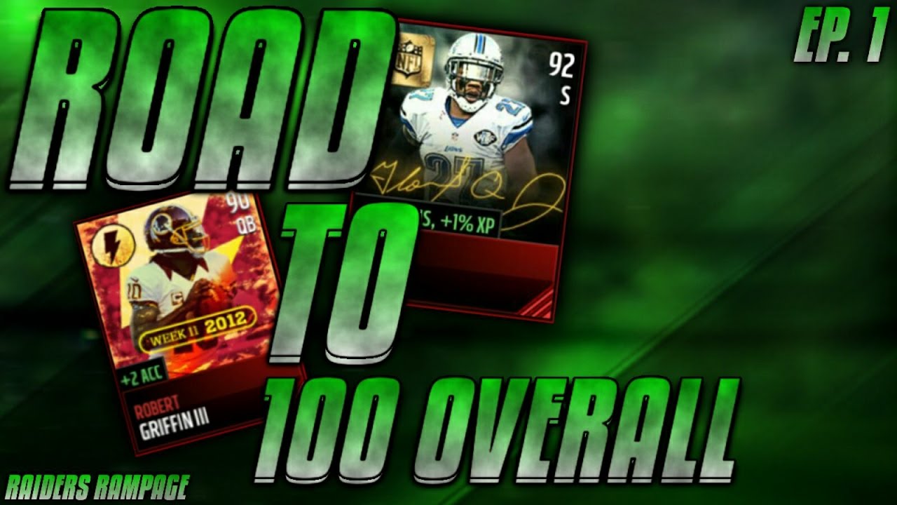 600K SHOPPING SPREE!! ROAD TO 100 OVERALL!! EPISODE 1!! MADDEN MOBILE 17