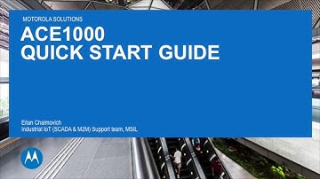 ACE1000 Quick Start Guide: Accessing the ACE1000 Web Interface