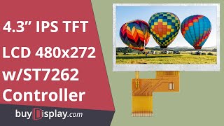 IPS TFT 4.3 inch LCD OPTL TouchScreen Display for MP4,GPS,480x272