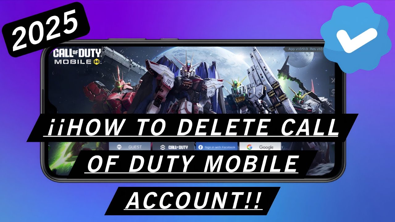 HOW TO DELETE CALL OF DUTY MOBILE ACCOUNT