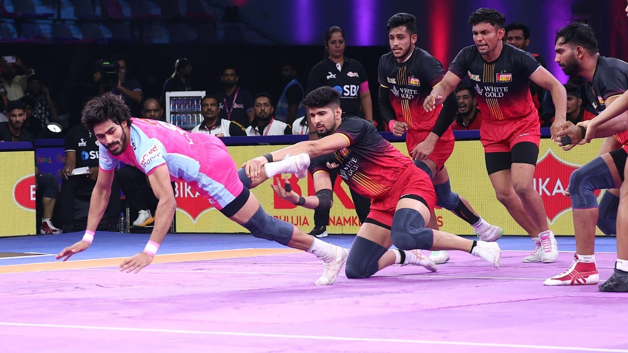 PKL Highlights: Jaipur Pink Panthers vs Bengaluru Bulls | Pro Kabaddi League Season 12 | Hindi